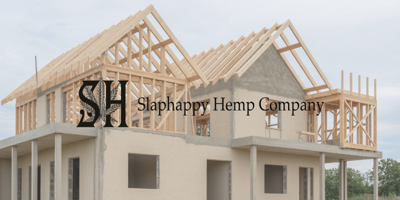 home underconstruction using hempcrete building materials